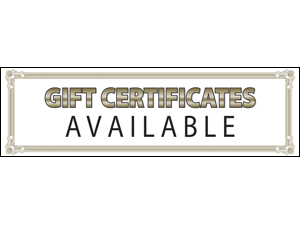 Picture of Gift Certificates Available Banner (GCA2B#001)