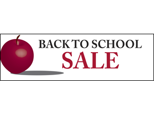 Picture of Back To School Sale Banner (B2SSB#001)