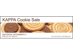 Picture of Cookie Sale Banner (CS3B#001)