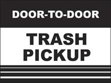 Picture of Trash Pickup Yard Sign (TPYS#002)